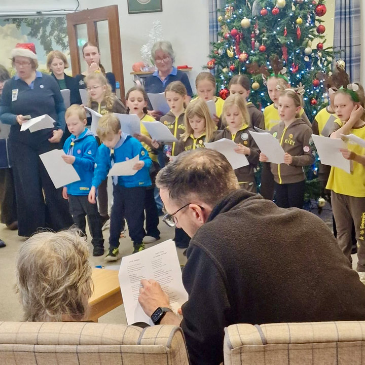 Festive Visits At Austenwood Care Home